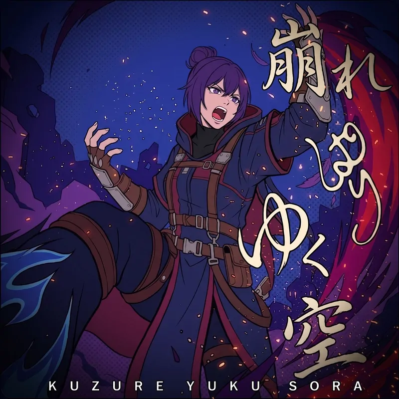 Cover of 崩れゆく空 - Kuzure Yuku Sora