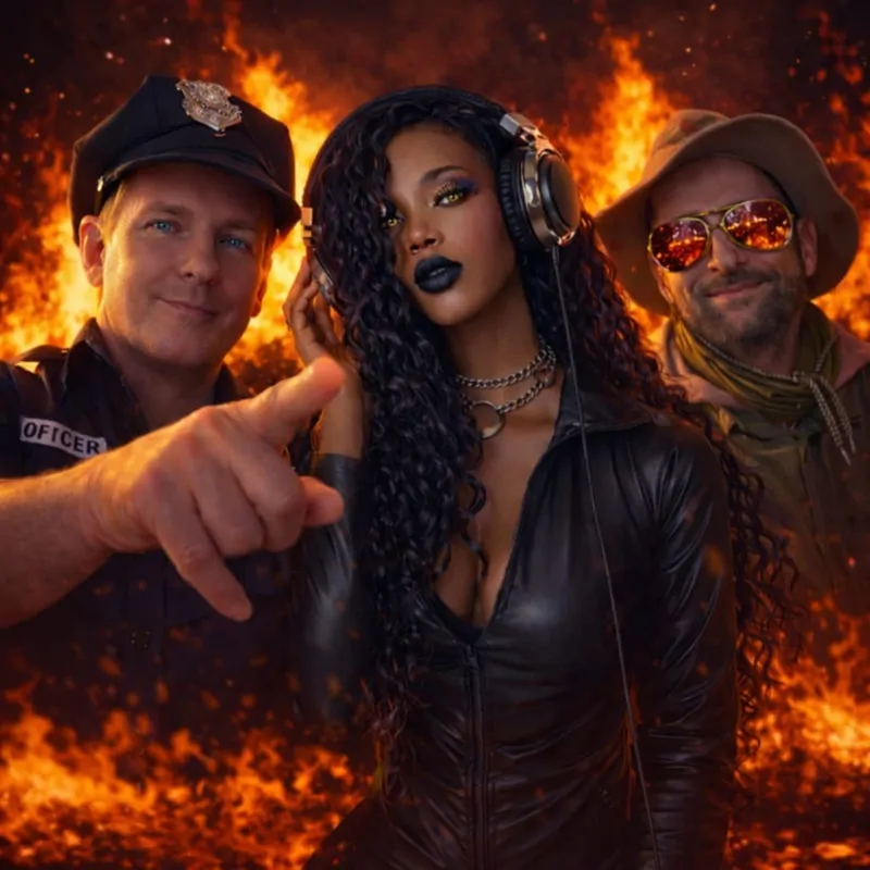 Cover of Fire in the night