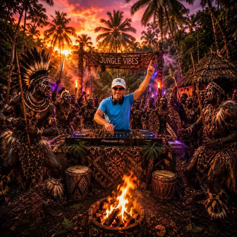 Cover of Tribal Fire - Jungle Vibes