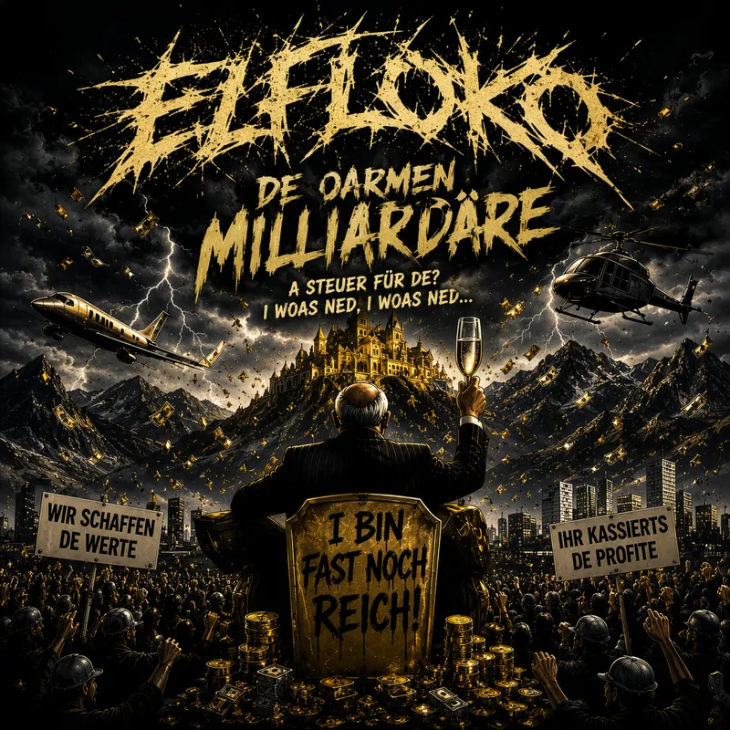 Cover of De Oarmen Milliardäre