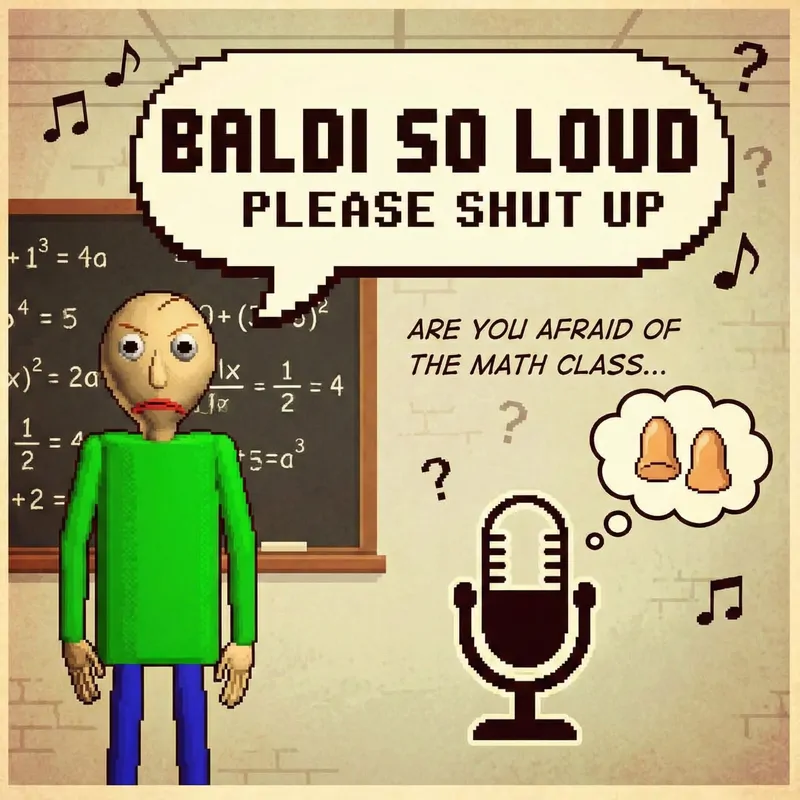 Cover of Baldi So Loud Please Shut Up