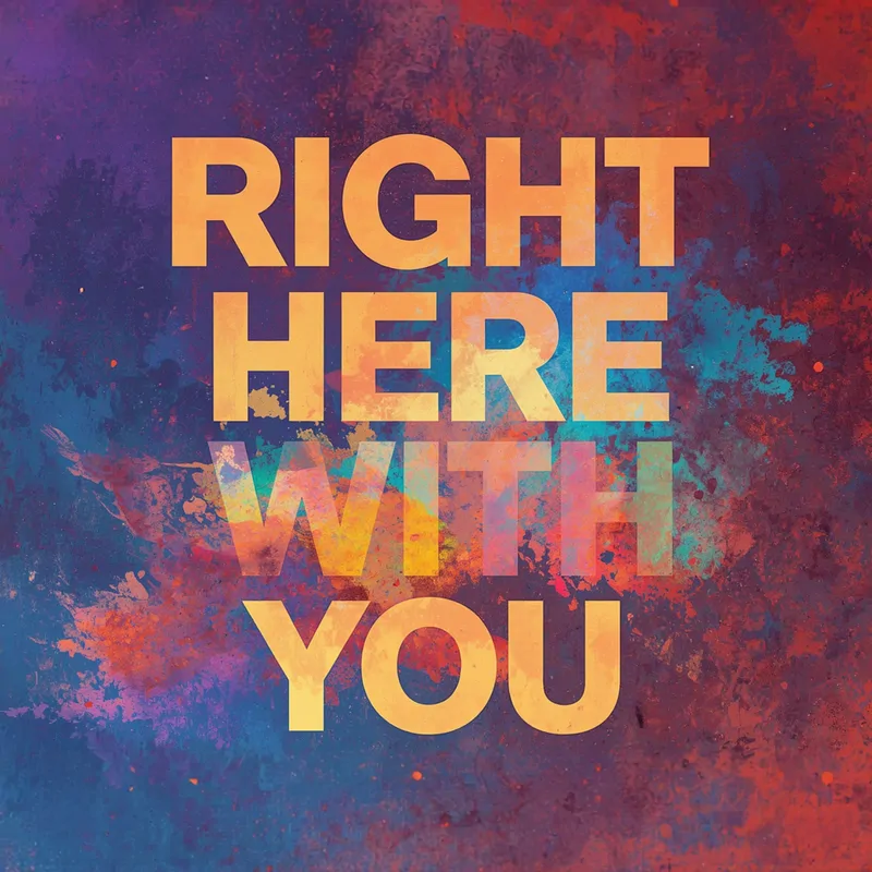 Cover of Right Here with You