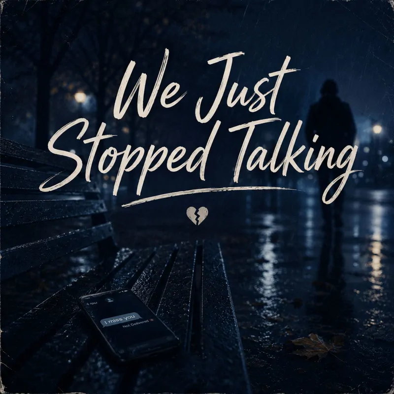 Cover of We Just Stopped Talking