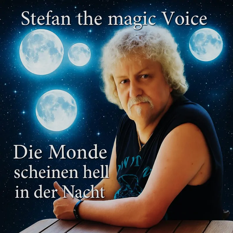 Cover of Die Monde scheinen hell in der Nacht